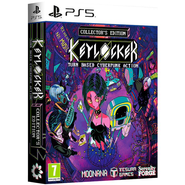 Keylocker [PlayStation 5] - Turn based Cyberpunk Action - Collector's Edition