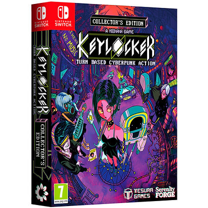 Keylocker [Nintendo Switch] - Turn based Cyberpunk Action - Collector's Edition