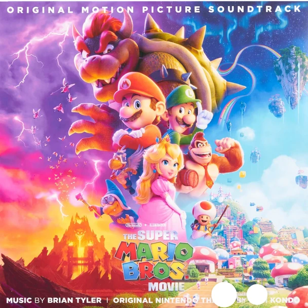 The Super Mario Bros. Movie LP cover