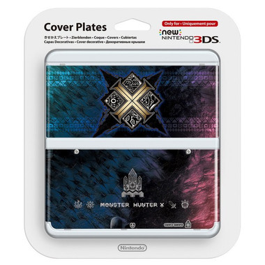 NEW NINTENDO 3DS COVER PLATES - N. 065 MONSTER HUNTER X / CROSS