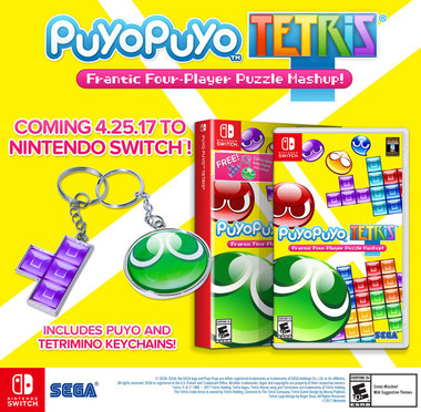 Tetris PuyoPuyo - Frantic Four-Player Puzzle Mashup! - Nintendo