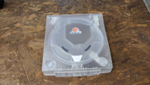 Dreamcast Replacement Shell - Clear White w/ Orange Decal (Sega Dreamcast)  