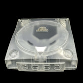 Dreamcast Replacement Shell - Clear White w/ Metal Decal (Sega Dreamcast)  