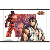 image of Street Fighter Alpha Ryu/Evil Ryu Wall Scroll Poster