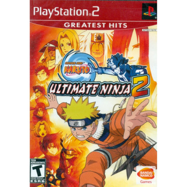 Naruto Ultimate Ninja Manual & Cover (NTSC) (PS2) : Bandai Namco