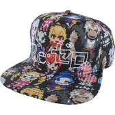 3D image of Re:Zero - Pixel Sublimated Print Snapback Hat