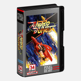 Andro Dunos Neo Geo AES 3d cover shot with red  space ship