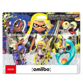 Splatoon 3 Triple Pack - Inkling Yellow, Octoling Blue, Smallfry Amiibo Japan Version