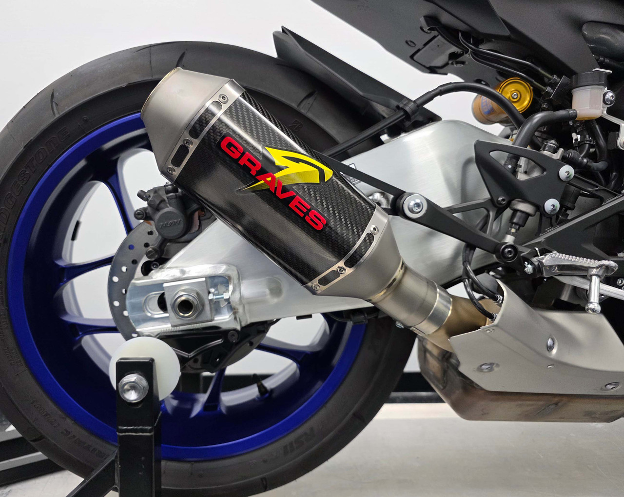 Graves Motorsports Yamaha R1 FZ-10 MT-10 Cat Back Slip-On Exhaust
