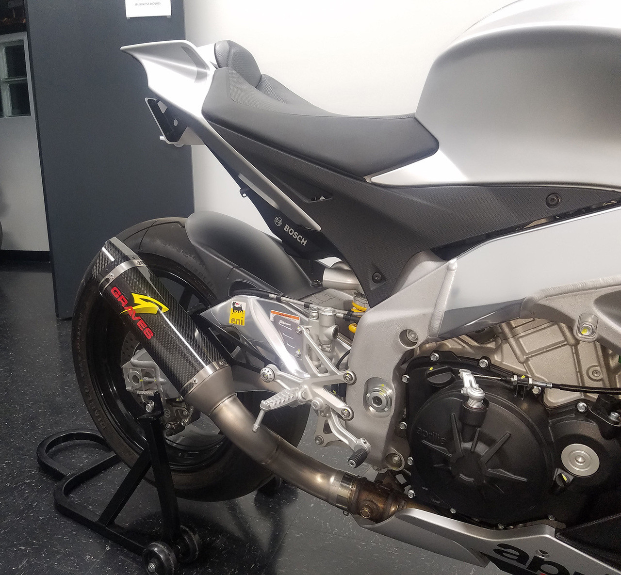 Graves Motorsports Aprilia RSV4 RR / RF Cat Eliminator Exhaust