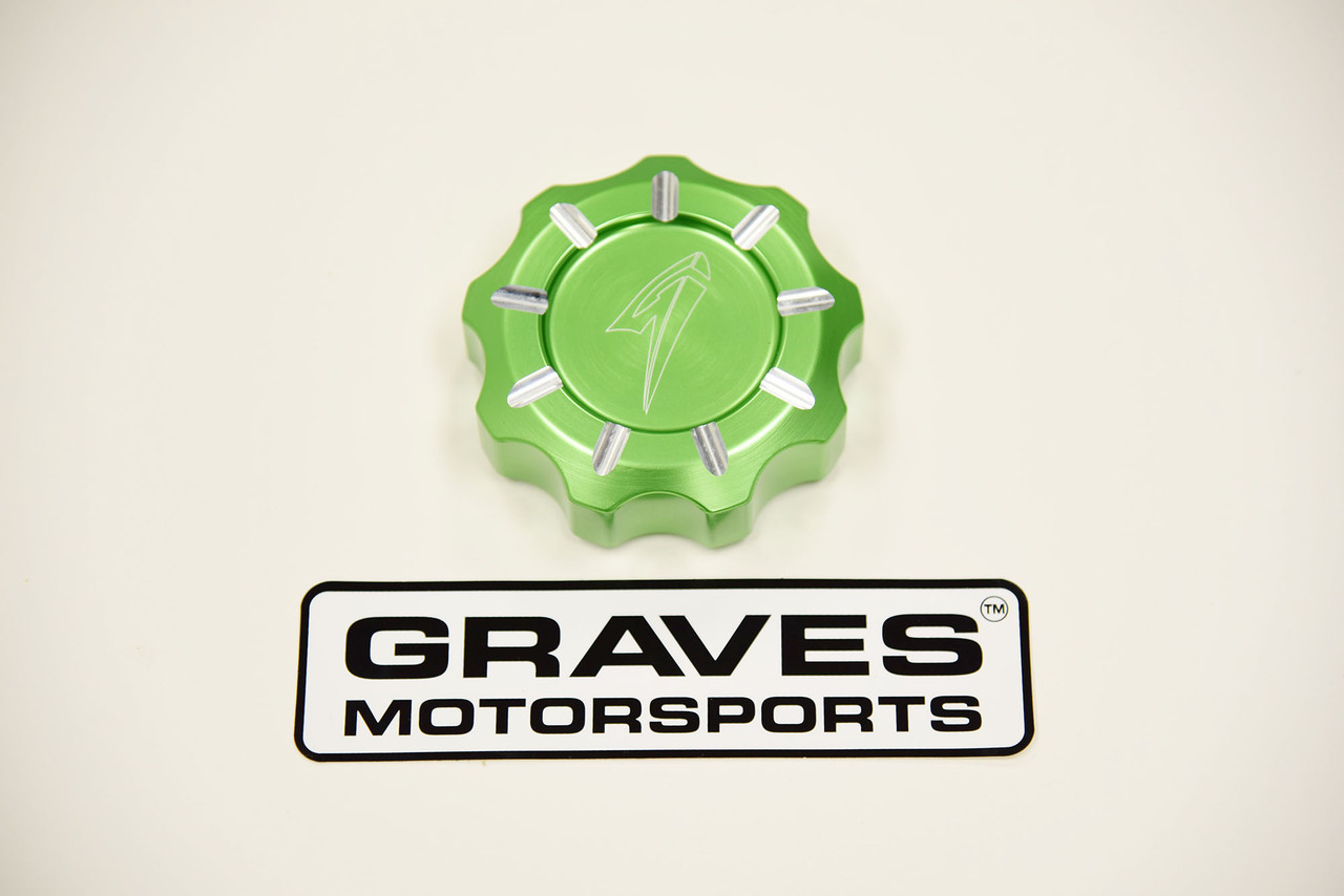 Kawasaki Teryx KRX 1000 Billet Machined Gap Cap - Green