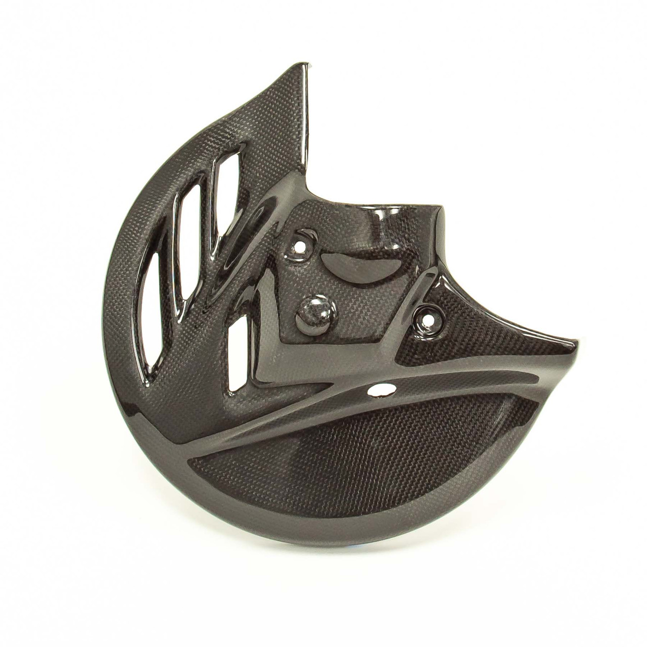 MotoGPカーボンディスクガード ロータカバー ドゥカティ Honda CRF450L / RL / X Carbon + Kevlar Front Brake Disc Guard