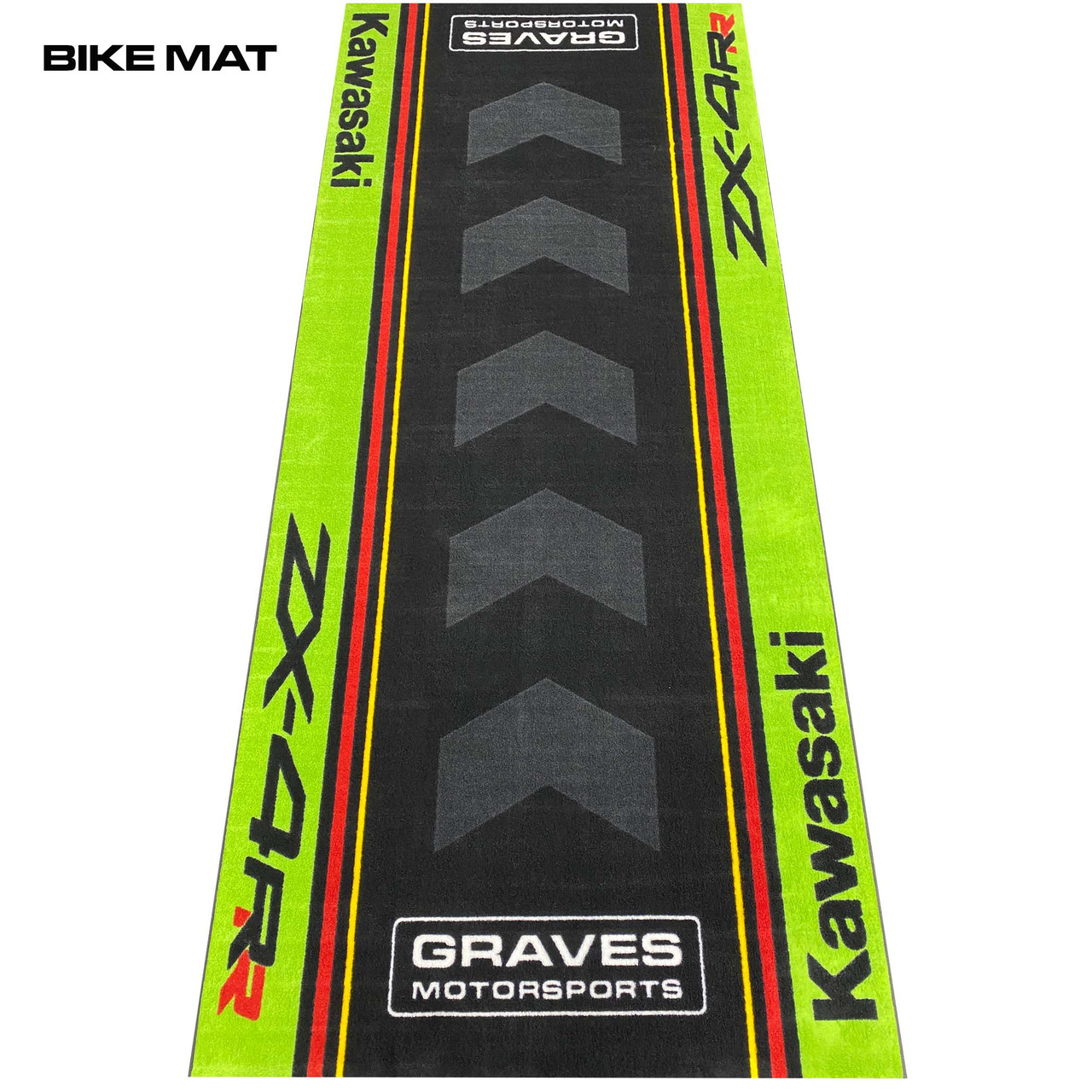 matts　27.0㎝ Graves Kawasaki ZX-4RR Bike Mat - Green