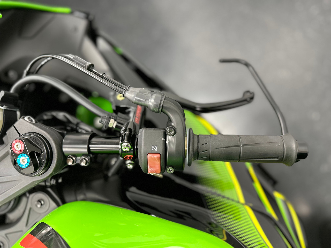 Mid Mount 50mm Clip-on Motorcycle Handlebars