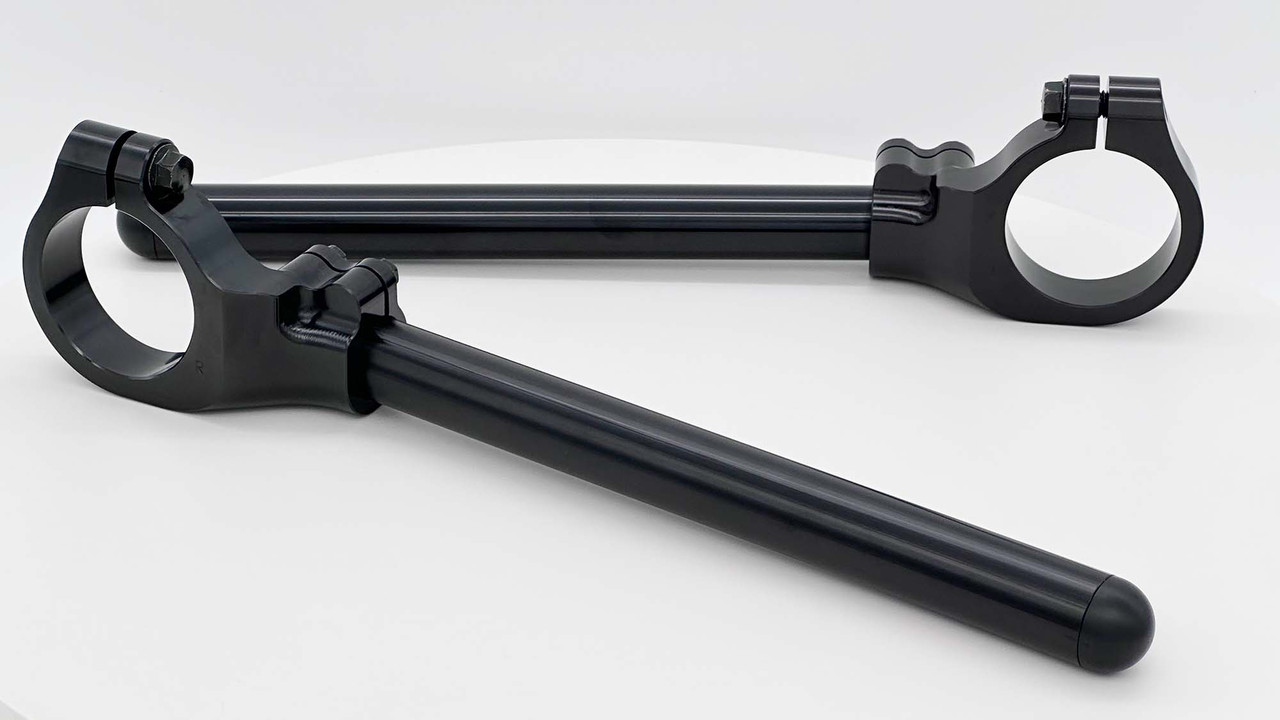 Graves Motorsports WORKS 48mm Mid Mount Riser Clip-on Handlebars