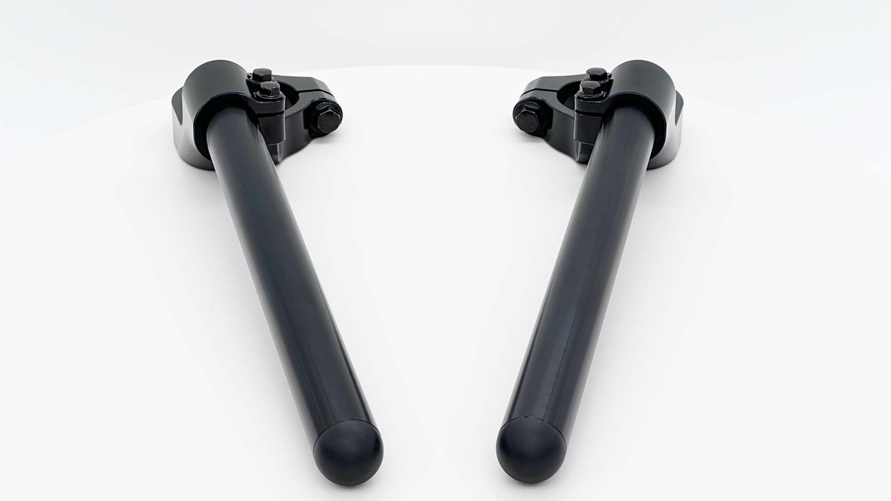 Graves Motorsports WORKS 48mm Mid Mount Riser Clip-on Handlebars
