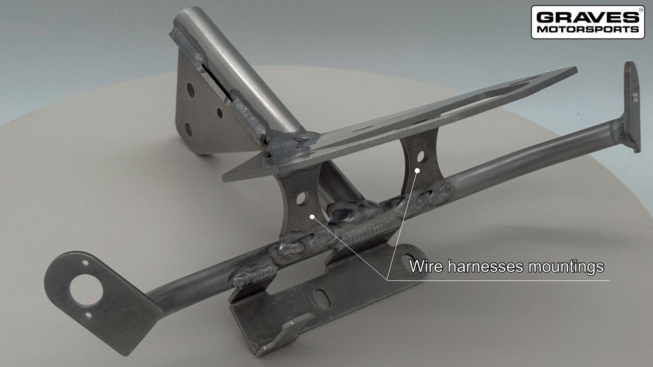 Graves Motorsports Yamaha R1 Fairing Bracket - Standard Tach 1998-1999