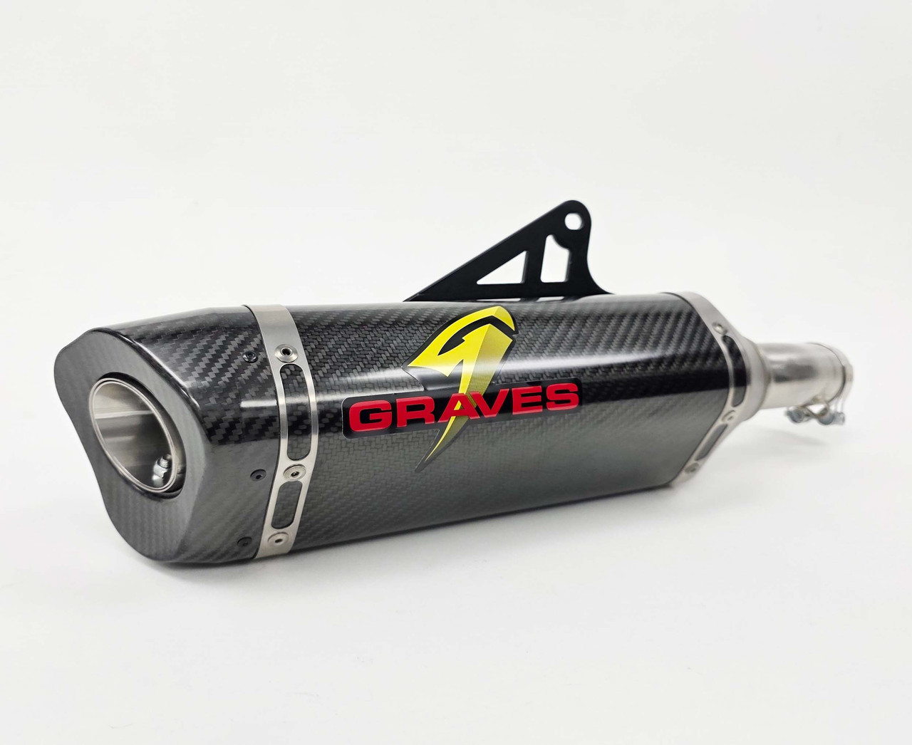 Kawasaki Ninja 400 + Ninja 500 LINK Cat-Back Carbon Silencer