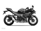 Graves Kawasaki Ninja 500 OEM Bodywork Graphics Set - Grayscale