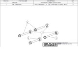 Graves Kawasaki ZX4-RR Oversized Front Brake Rotor Spacer + Bolt Kit