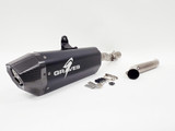 Suzuki DR-Z4S / DR-Z4SM Aluminum  Black - Cat-Back  Exhaust