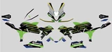 Graves Kawasaki ZX-10R OEM Bodywork Graphics Set - Green / Blue