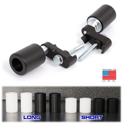 Graves Motorsports Yamaha R1 Frame Sliders - No Cut 2007-2008