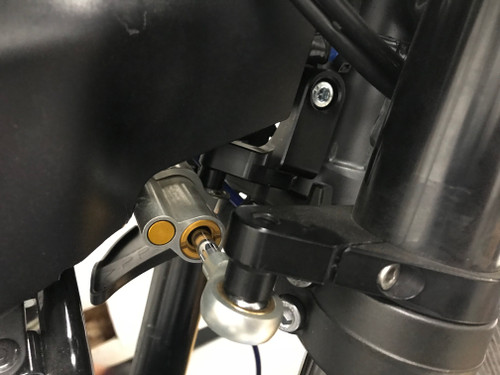 Graves Motorsports Yamaha R7 WORKS Steering Damper Mount 