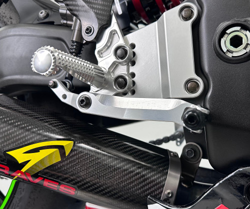 ZX-4RR / ZX-4R Brake Lever Upgrade for Galespeed Rear Master - Silver