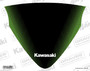 Graves ZX-6R Zero Gravity Tall Windscreen Sticker - Green