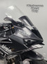 Graves ZX-6R Zero Gravity Tall Windscreen Sticker - Black