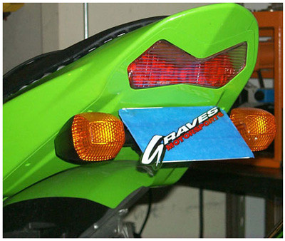 Graves Motorsports Kawasaki ZX-636 + ZX-6RR Fender Eliminator Kit