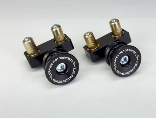 Graves Motorsports Universal Motorcycle Swingarm Spool Adapter Mounts