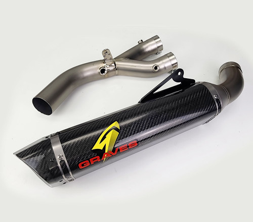 Graves Motorsports Yamaha FZ10 MT-10 Cat Eliminator Exhaust System