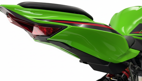 Kawasaki ZX-4RR ZX-4R Fender Cover - Black - Graves Motorsports