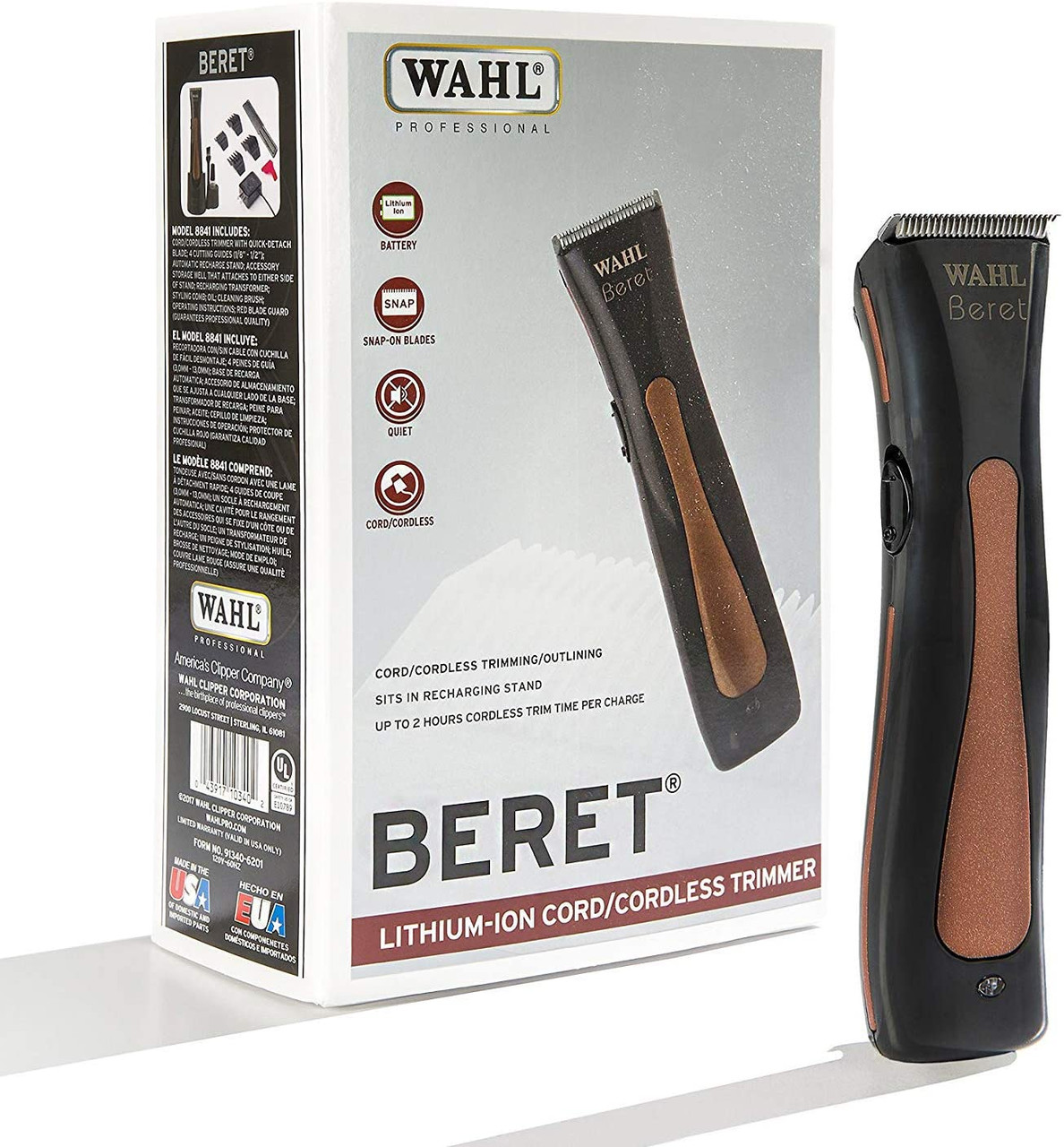 Ultra-Quiet WAHL Beret Cordless Trimmer #8841 | Gen C Beauty