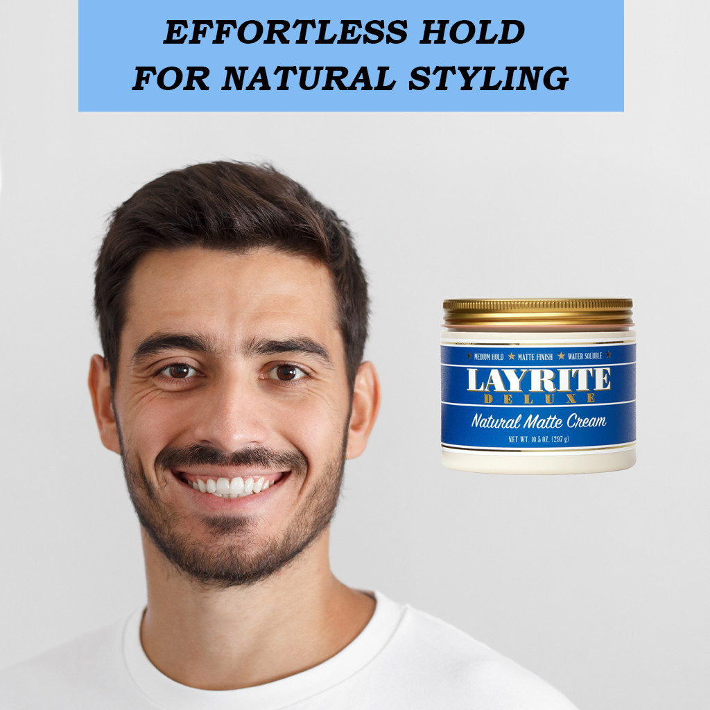 Buy Layrite Natural Matte hair Cream 10.5 oz | Gen C Beauty