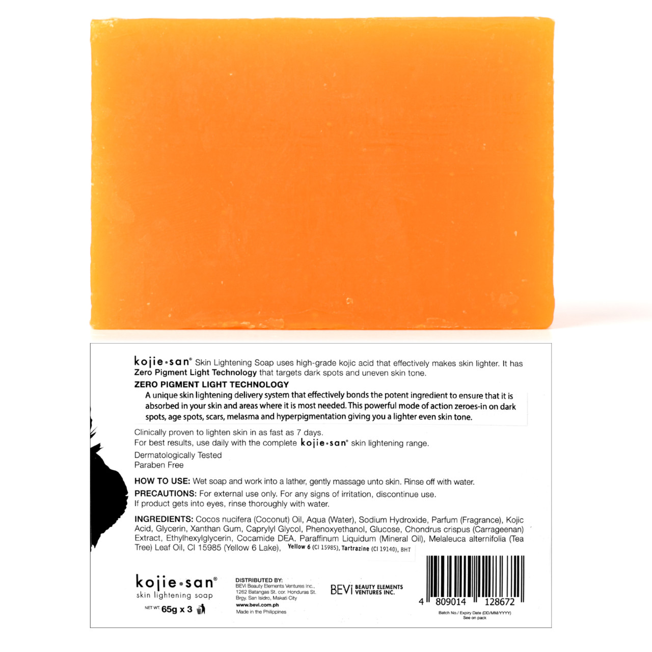  Kojie San Skin Brightening Soap – Original Kojic Acid Soap  that Reduces Dark Spots, Hyperpigmentation, and Other types of Skin Damage  – 135g x 1 Bar : Bath Soaps : Beauty & Personal Care