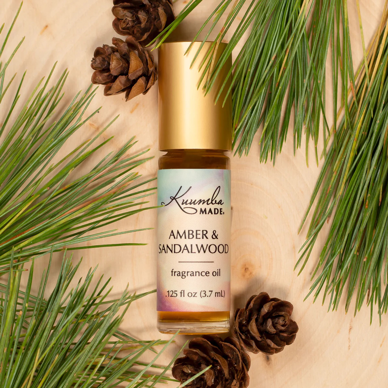 Kuumba Made Amber & Sandalwood Fragrance Oil 3.7ml - Gen C Beauty