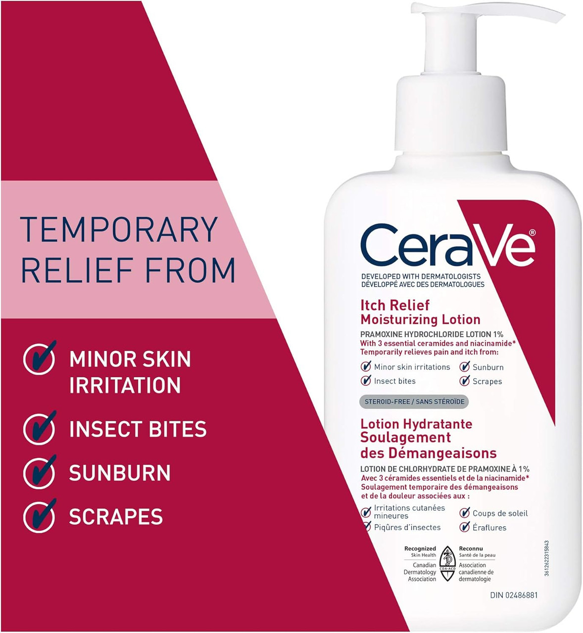 CeraVe Itch Relief Moisturizing Lotion 8 oz | Gen C Beauty