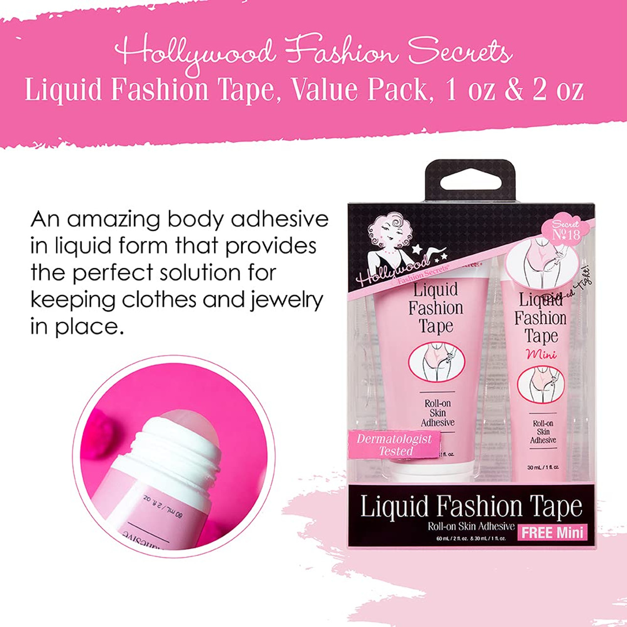 Hollywood Fashion Secrets Fashion Tape Value Pack