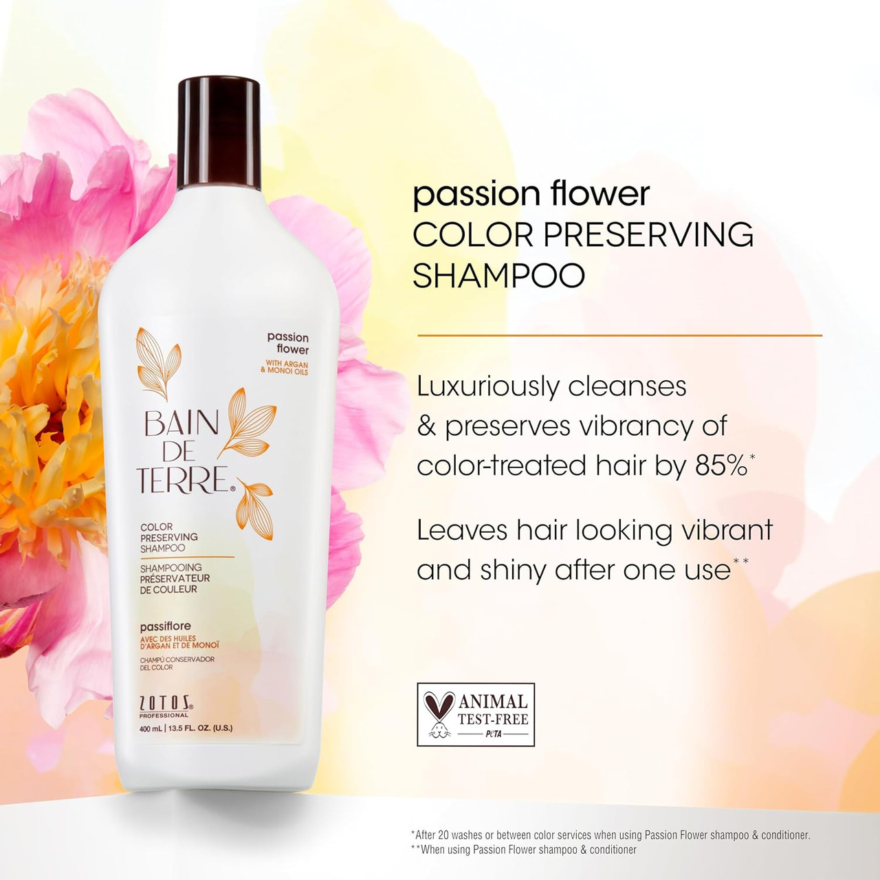 Buy Bain De Terre Passion Flower Color Preserving Shampoo | Gen C
