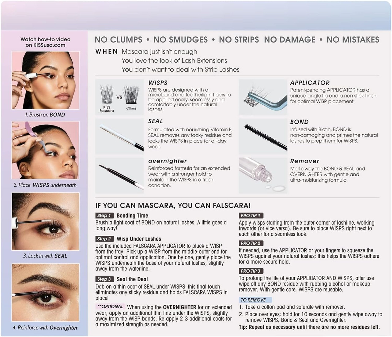 KISS Falscara Applikator – Spezial-Pinzette Für Wimpern-Extensions
