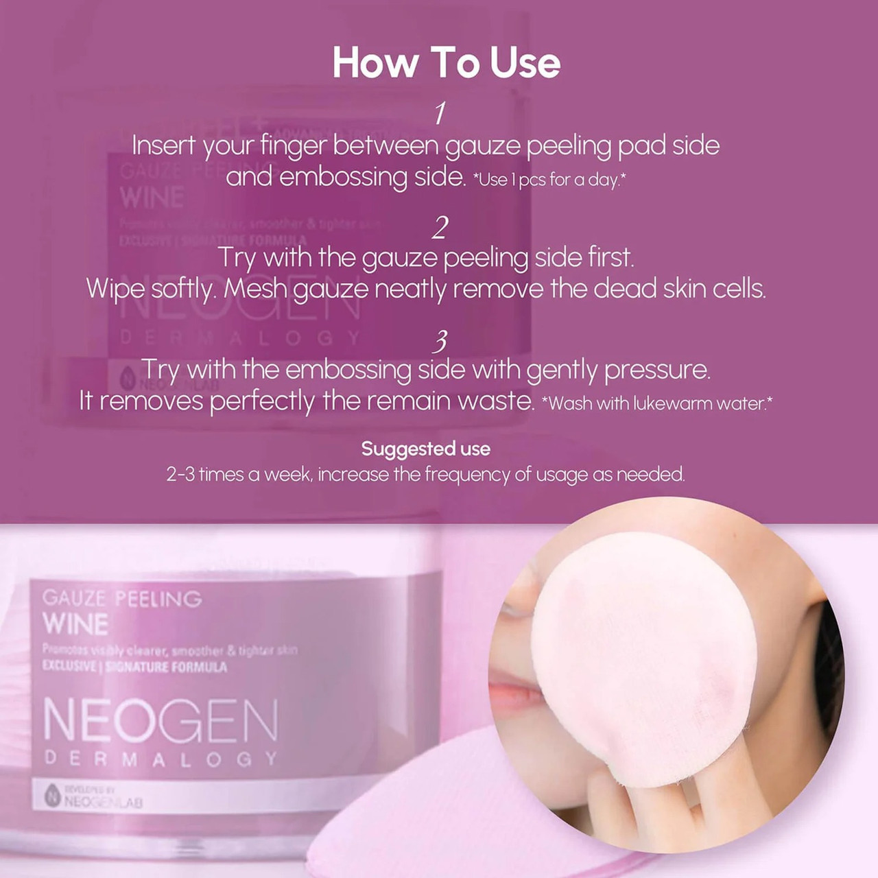 ネオゼン FRUID FERMENT TONE UP PADS G103884262 - パック・フェイス