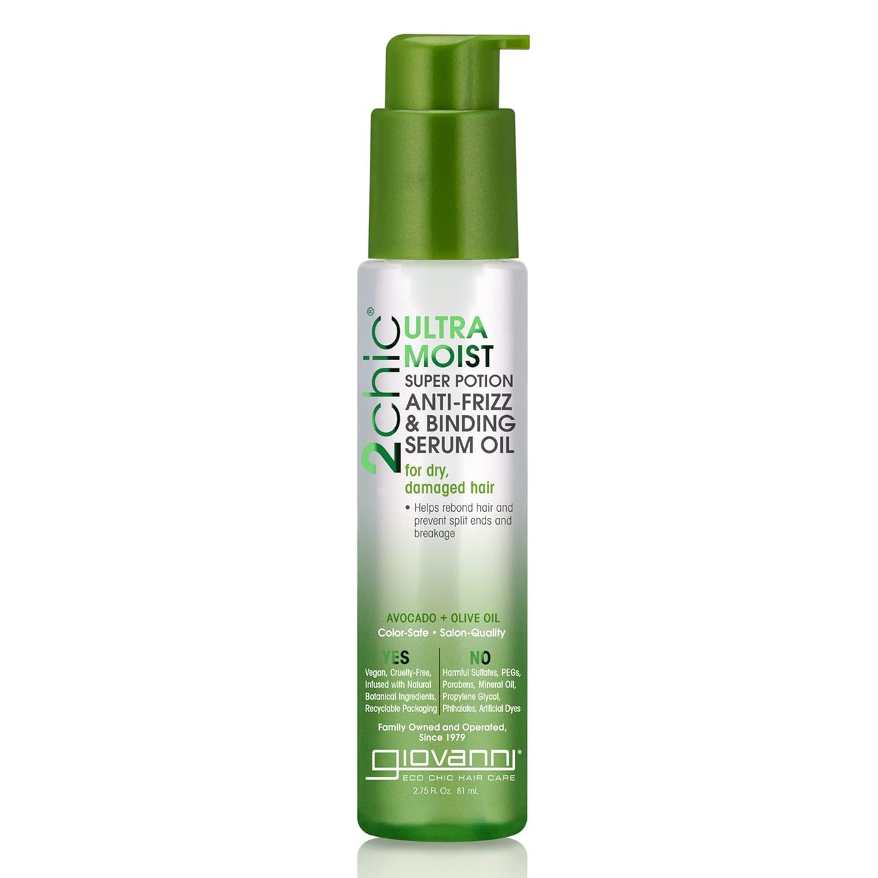 Giovanni 2chic Ultra Moist Anti-Frizz Binding Serum Oil | Gen C Beauty