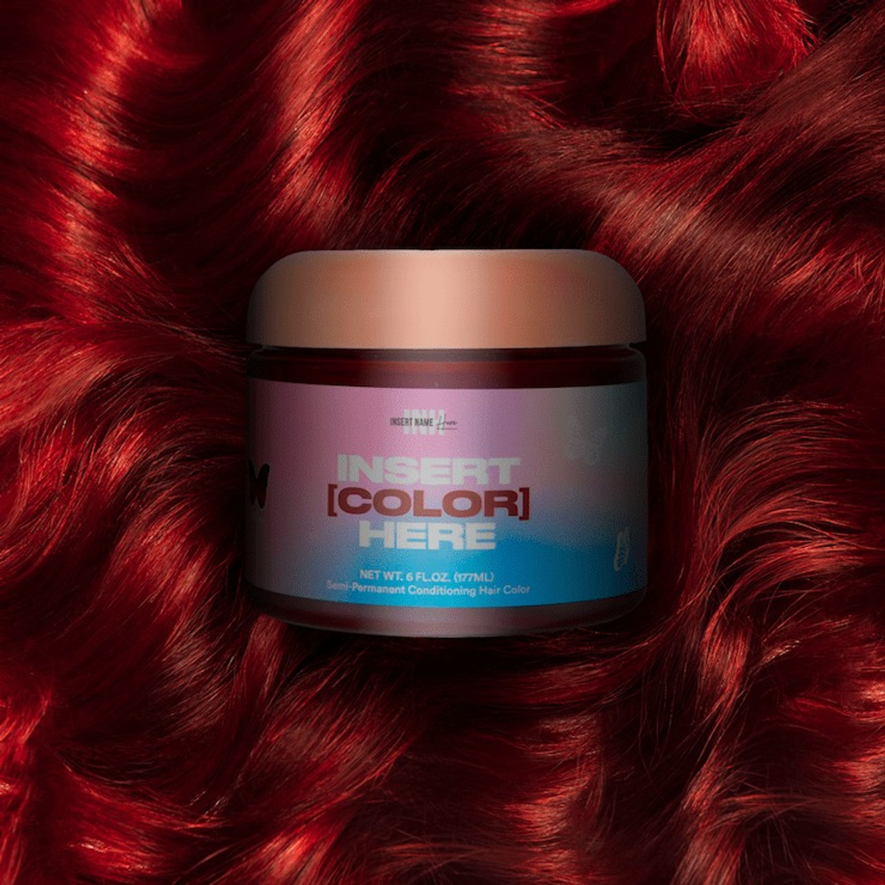 美品　 hairway Ruby Iron レッド U68 RUBY GLAZE Hair Dye by LIVE