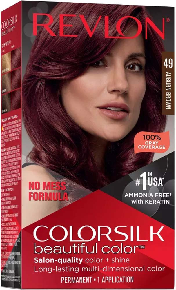 Revlon ColorSilk Hair Color #49 Auburn Brown | Gen C Beauty