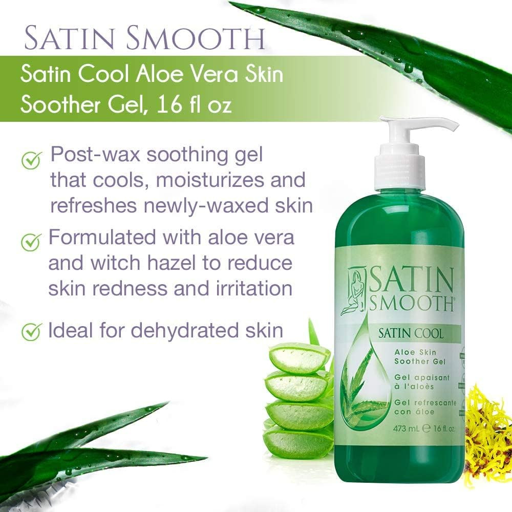 Satin Smooth Satin Cool Aloe Vera Gel 16 oz | Gen C Beauty