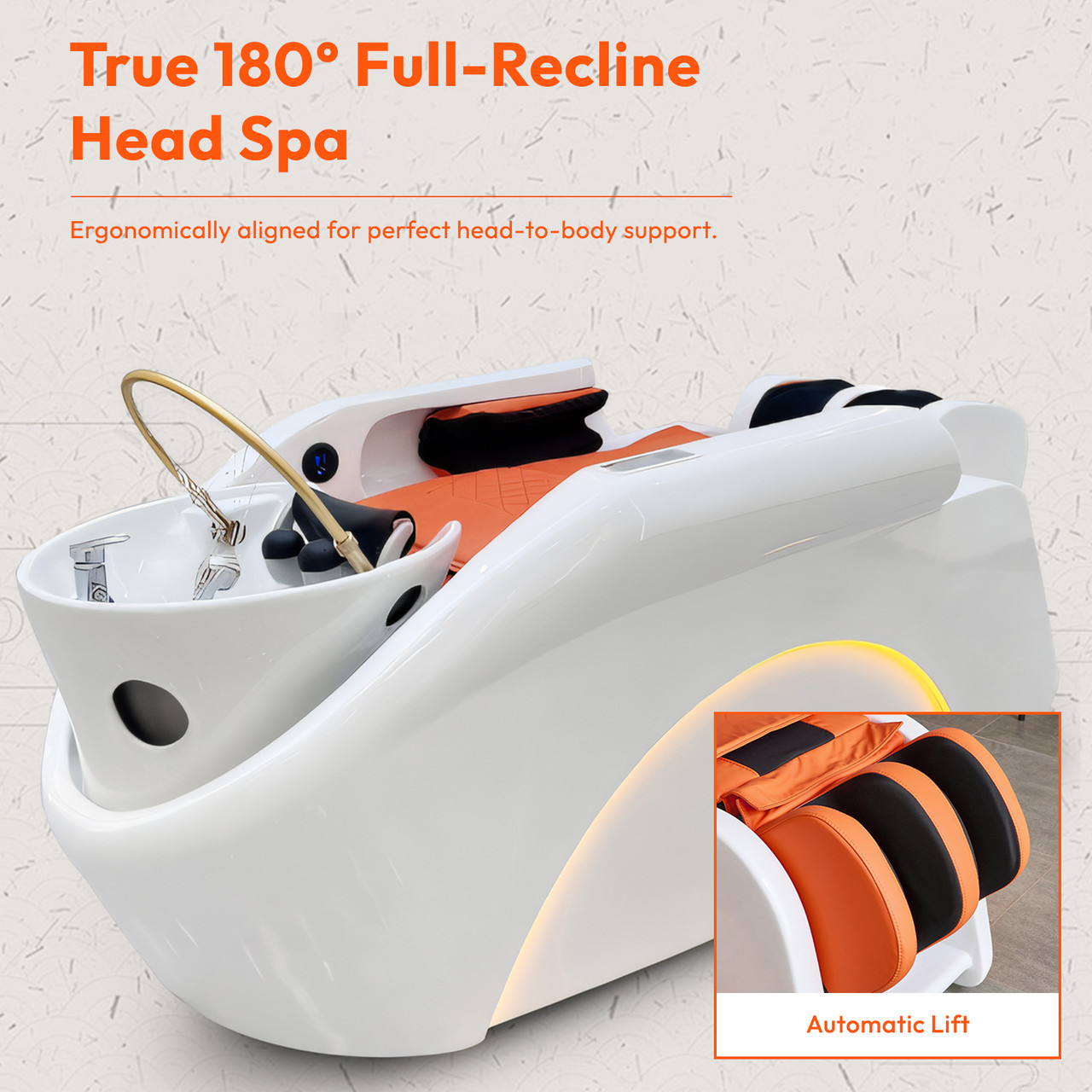 Gen'C Béauty Luxury Electric Head Spa & Shampoo Bed – Ergonomic