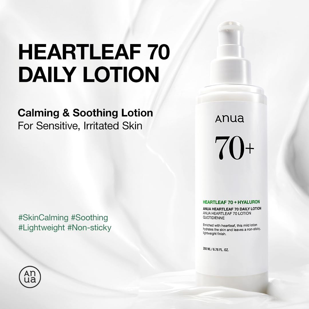 Anua Heartleaf 70 Daily Lotion 6.76 oz - Gen C Beauty